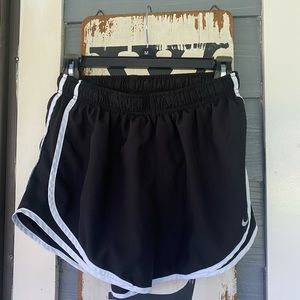 Black and white Nike dry fit shorts
